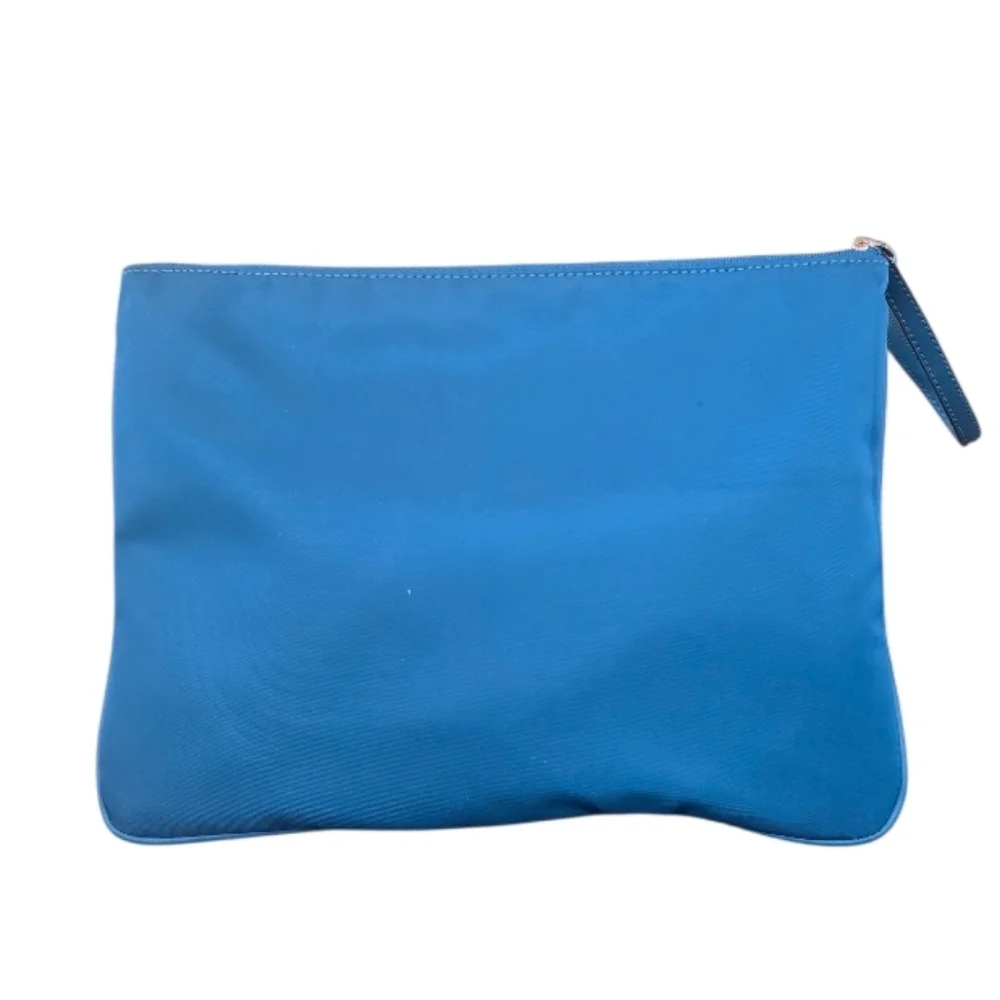 Kate Spade Chelsea Teal Green Nylon Wristlet Pouch